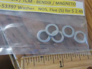 (5) 10-53397 WASHERS TCM BENDIX / MAGNETO